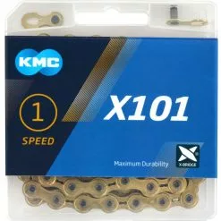 KMC Cadena X101 De Una Velocidad Cadena - Unica | Bike-Discount -Rekvisita Salg 443027 KMC X101 Singlespeedkette BX101G112 a 1280x1280