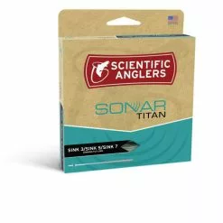 Scientific Anglers SA Sonar Textured Titan Sink 3/Sink 5/Sink 7 Olive/Charcoal/Black WF- 8-S