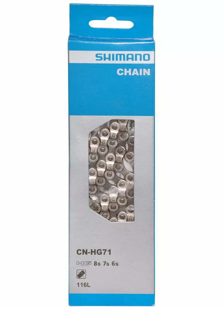 Shimano CN-HG71C Cadena De 6/7/8 Velocidades Con Quick-Link Cadena 8 Velocidades | Bike-Discount 2 Shimano CN-HG71C Cadena De 6/7/8 Velocidades Con Quick-Link Cadena 8 Velocidades | Bike-Discount - Bilde 2