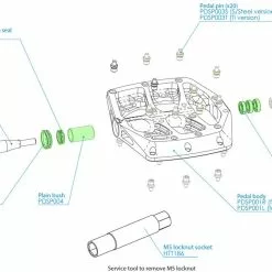 Hope Service Kit Für F20 Plattformpedale Pedales - Accesorios | Bike-Discount -Rekvisita Salg Hope Service Kit fur F20 Plattformpedal PDSPSERV a 1280x1280