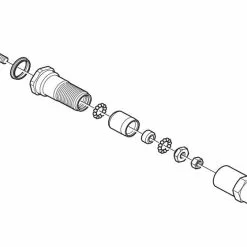 Shimano Eje De Pedal Completo Para PD-GR500 /MX80 Pedales - Accesorios | Bike-Discount -Rekvisita Salg Pedalachse komplett PD GR500 c 1280x1280