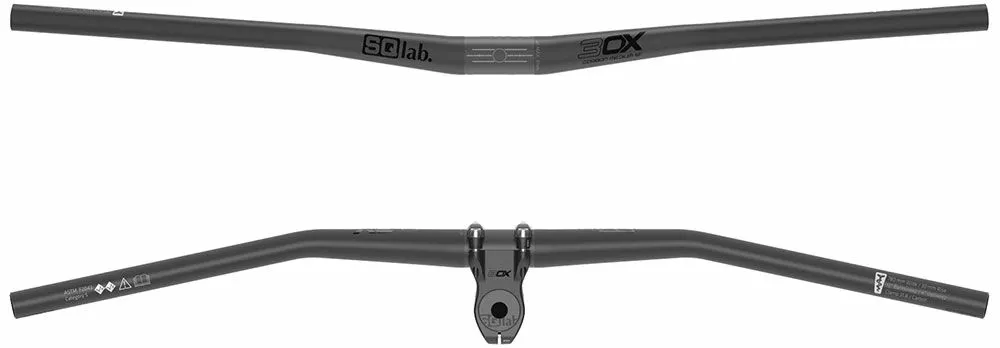 SQlab Manillar 3OX Carbon 780mm Manillar - 31.8 Riser | Bike-Discount 4 SQlab Manillar 3OX Carbon 780mm Manillar - 31.8 Riser | Bike-Discount - Bilde 4