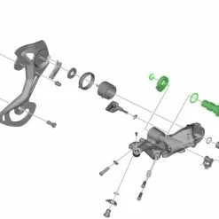 Shimano Unidad De Eje Para El Soporte Del Cambio Trasero RD-M9100 Pieza De Repuesto | Bike-Discount -Rekvisita Salg Shimano Achseinheit fur RD M9100 Schaltwerk Halter Y3FA98010 c 1280x1280