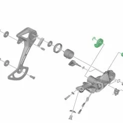 Shimano Unidad De Eje Para El Soporte Del Cambio Trasero RD-M7100/7120 Pieza De Repuesto | Bike-Discount -Rekvisita Salg Shimano RD M7100 7120 Achseinheit fuer Schaltwerk Halter Y3FY98020 b 1280x1280