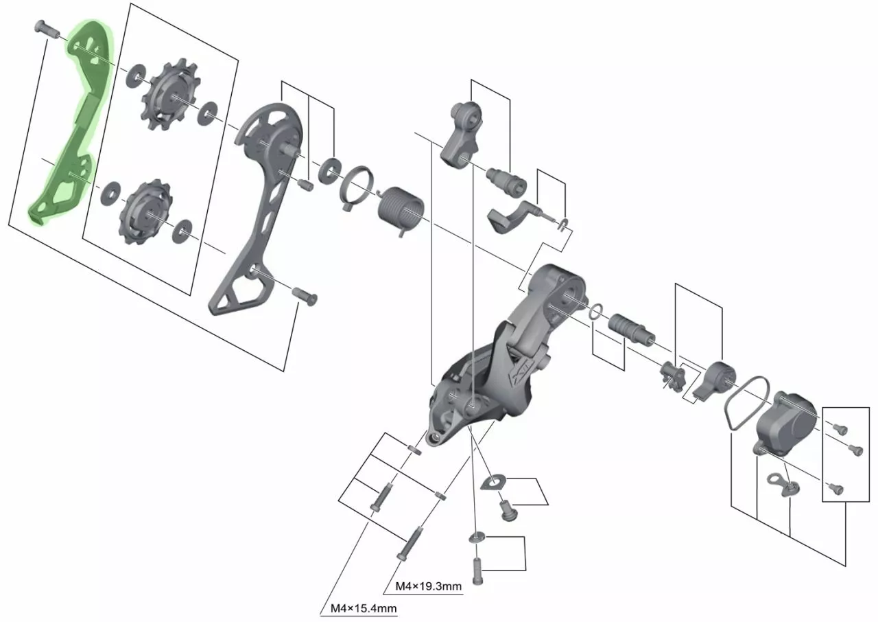 Shimano Placa Guía De La Cadena Interior Para RD-M8000 Pieza De Repuesto | Bike-Discount 3 Shimano Placa Guía De La Cadena Interior Para RD-M8000 Pieza De Repuesto | Bike-Discount - Bilde 3