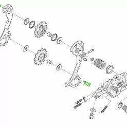 Shimano XT/SLX/DEORE Perno De La Polea Loca/tensor Pieza De Repuesto | Bike-Discount -Rekvisita Salg Shimano Y53M24400 b 1280x1280