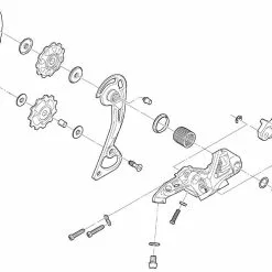Shimano RD-M980/RD-M985/RD-M972 Perno De La Rueda Loca/tensor Pieza De Repuesto | Bike-Discount -Rekvisita Salg Shimano Y5WJ21000 1280x1280